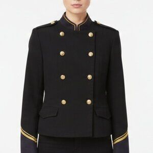 Women's Black Military Style Jacket